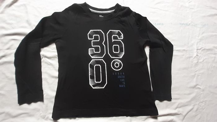 Sweet noir motif 360° blanc