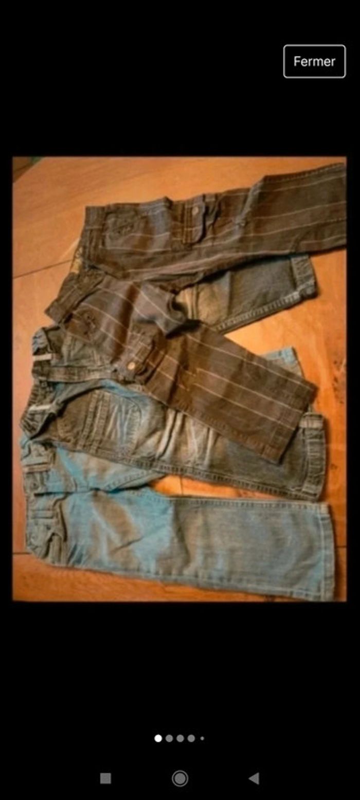 Lot 3 jeans coupe droite 3 ans