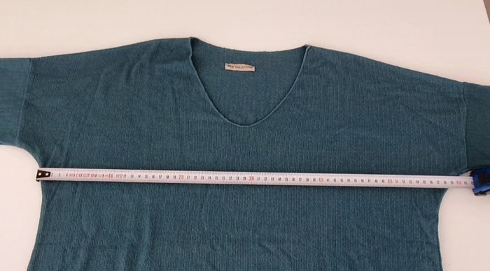 Pull bleu canard en taille unique - photo numéro 5