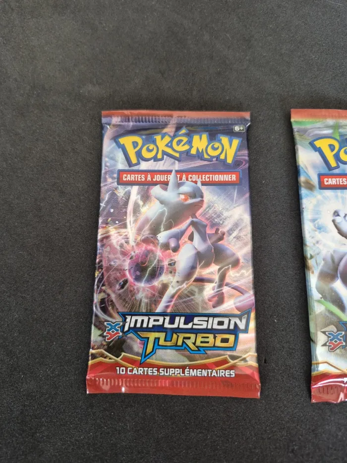 Lot 3 x Booster Pokémon Impulsion Turbo Mega Mewtwo X Y Demolosse Neuf Scellé FR - photo numéro 2