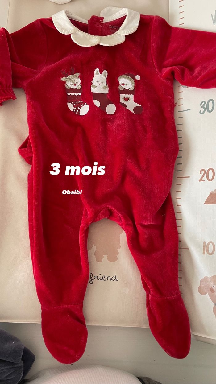 Pyjama bébé fille (lot de 2) - photo numéro 1