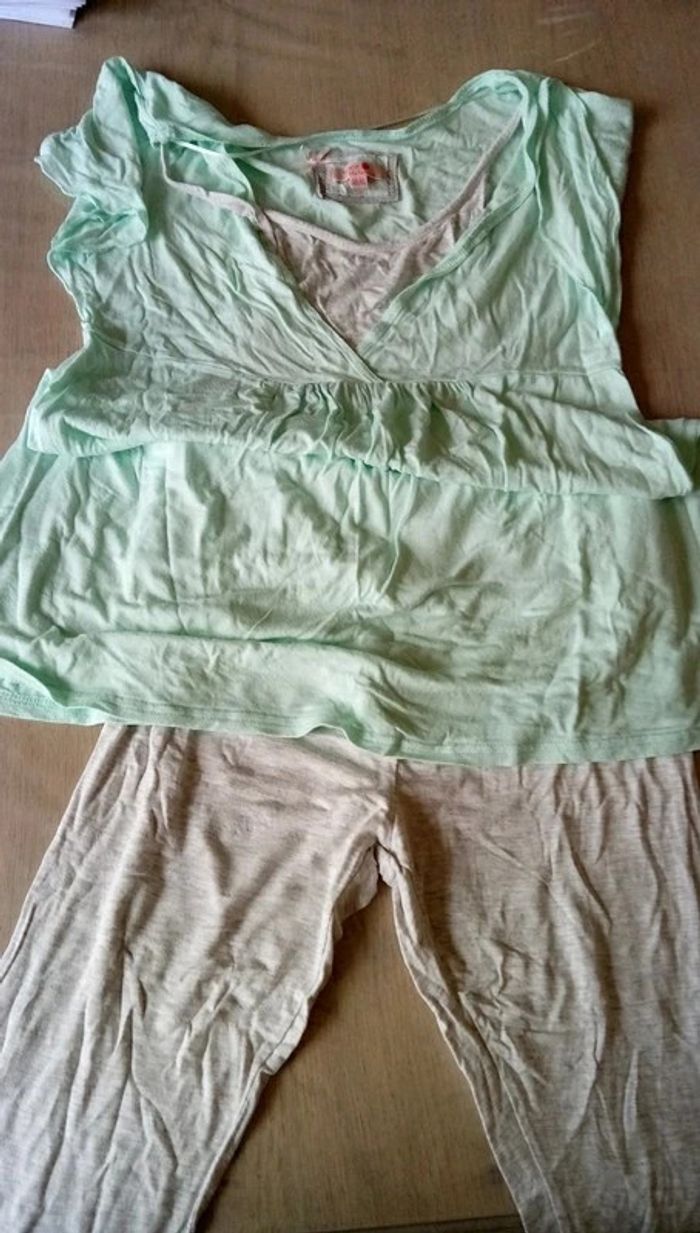 Pyjama 2 pièces maternité allaitement Taille 38-40