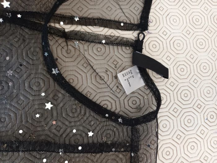 Chemise H&M T 38 noir - photo numéro 4