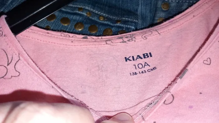 Tee-shirt rose kiabi 10ans - photo numéro 2