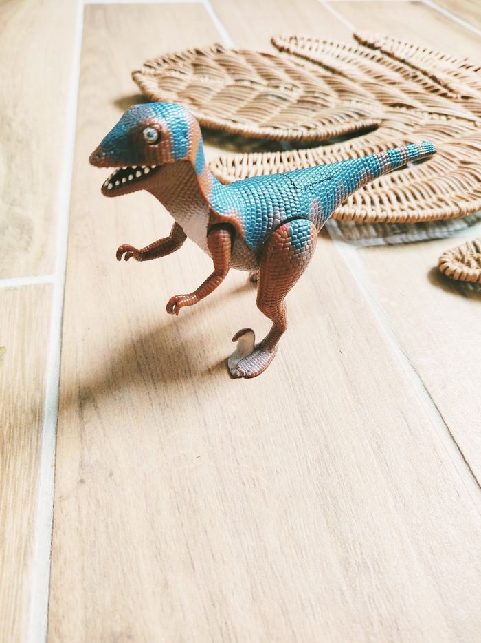 🦖 Lot dinosaures dino riders deinonychus et styracosaurus année 1987 marque Tyco toys - photo numéro 4