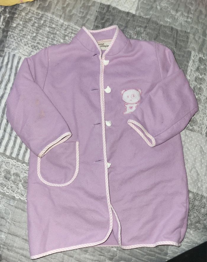 Robe de chambre 2 ans