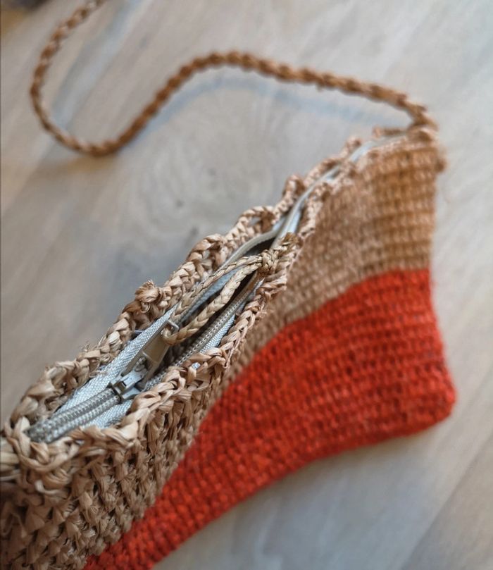 Sac à bandoulière en paille - photo numéro 3