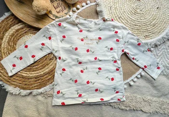 Blouse Orchestra Mon petit message d’amour 18M 80cm