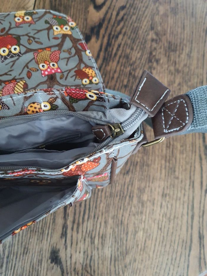 Jolie Sac à main gris/marron Mfhandbags neuf - photo numéro 18