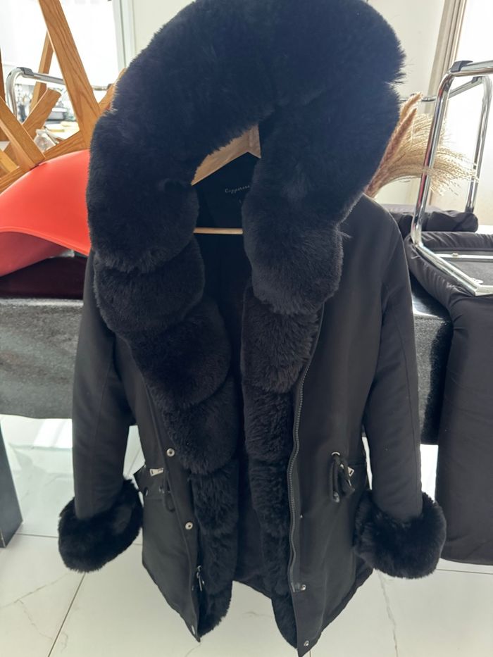 Manteau Copperose avec fourrure