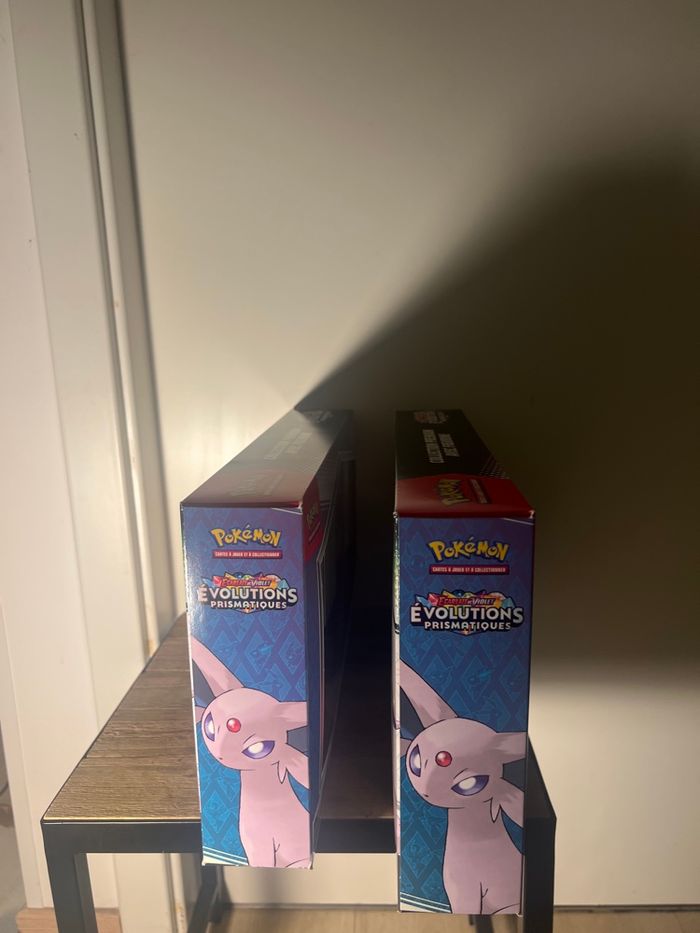 Jeu de cartes Pokémon - [SCELLE] collection premium EV 8.5 avec figurine évolution prismatique - photo numéro 7