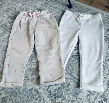 Lot de 2 pantalons style jogging