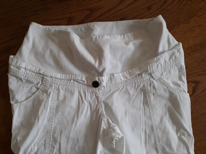 Pantalon de grossesse , maternité blanc Calin Kalin T 42 / XL - photo numéro 3