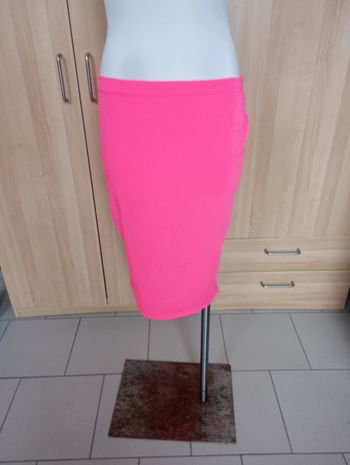 Jupe rose fluo