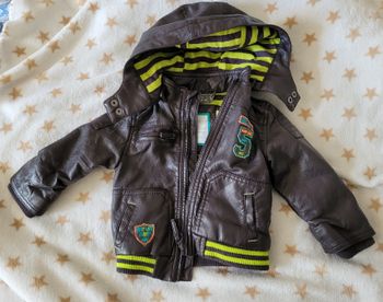 Blouson effet cuir 9 mois