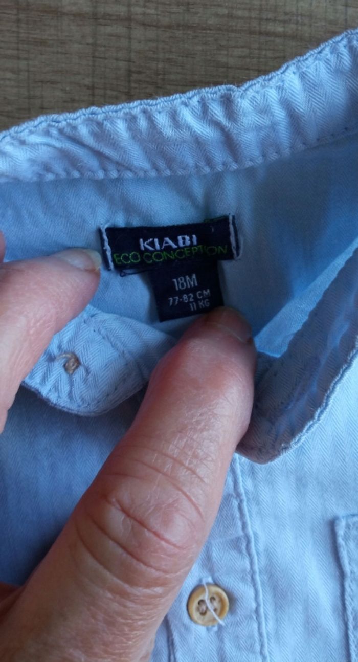 Lot de 5 chemises manches longues 18 mois
Marques diverses Kiabi,tape a l oeil, Obaibi et grain de blé - photo numéro 7