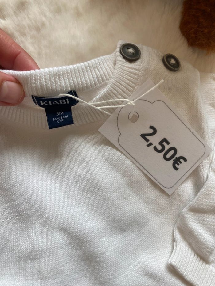 Pull blanc - photo numéro 5