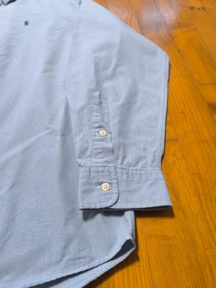 Chemise à carreaux - Ralph Lauren - Lowell Sport - Logo brodé marine - Bleu - Taille XL - photo numéro 5