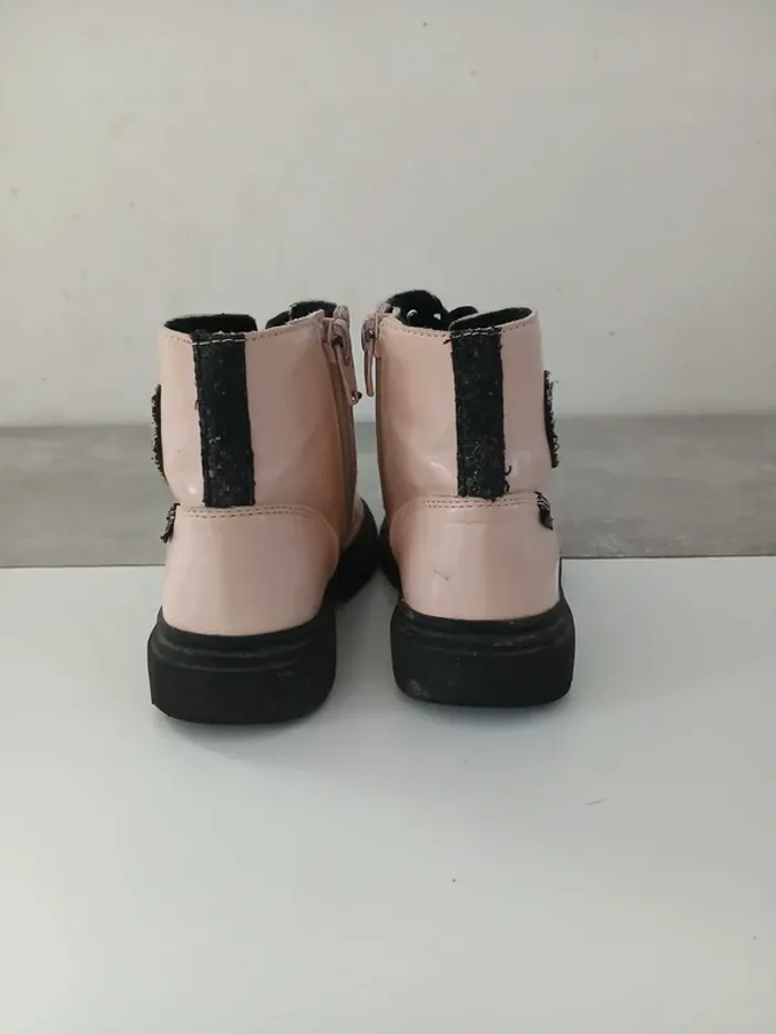 Bottines rose fille - photo numéro 3