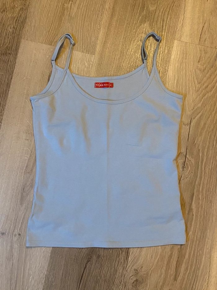 débardeur bleu ciel Tissaia, taille S