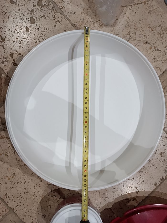 NEUF - Tupperware, plateau de service 7 compartiments, 34 cm de diamètre - photo numéro 5