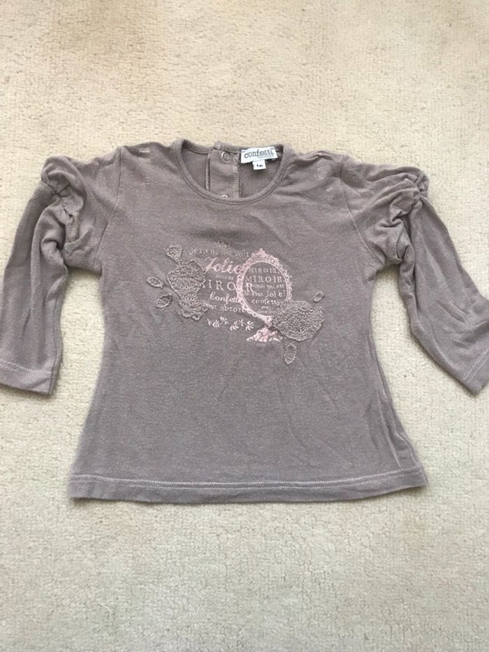 T shirt manche longue 12m