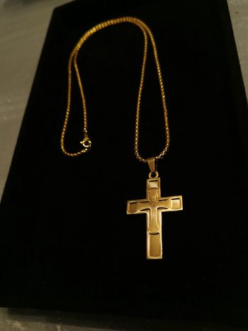 Collier et pendentif spirituel croix chrétienne