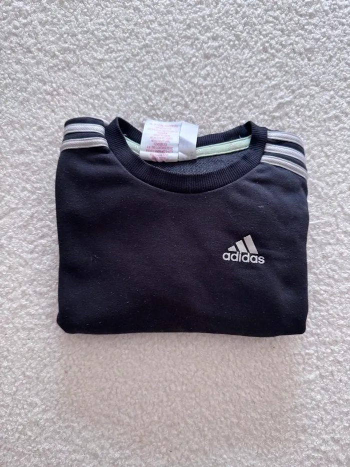 Sweat Adidas bébé – Noir – 18/24 mois – Classique & confortable