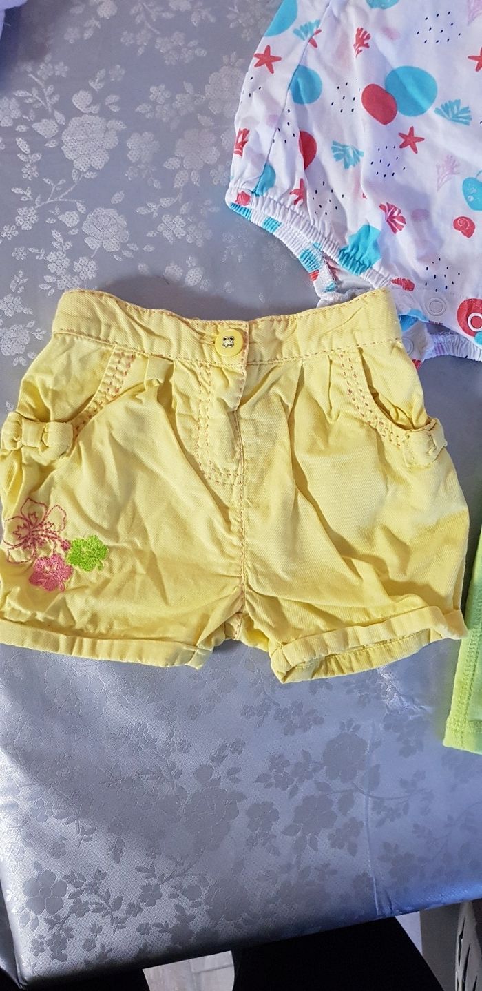 Lot été 6-9mois short bodie - photo numéro 3