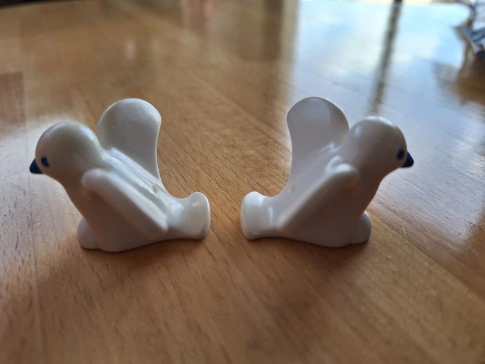 Lot de 2 oiseaux blancs mouettes playmobil 123 junior - photo numéro 2