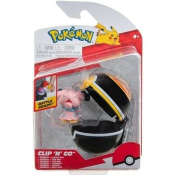 Snubbull et Luxe Ball Figurine Clip N Go Pokémon