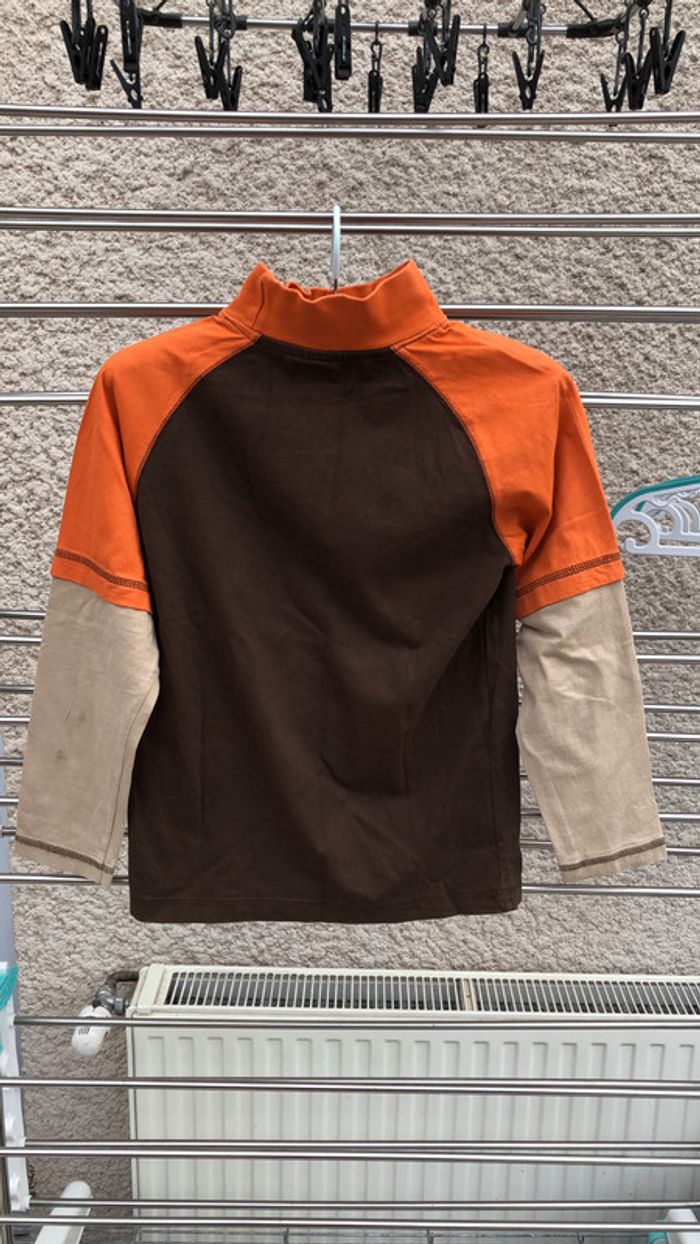 Tee-shirt manches longues garçon 10 ans - photo numéro 2