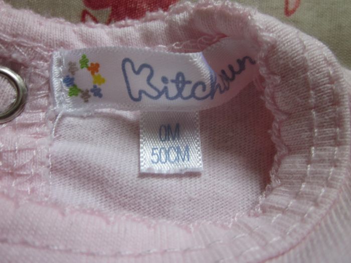 Pyjama coton rose taille Naissance - photo numéro 3