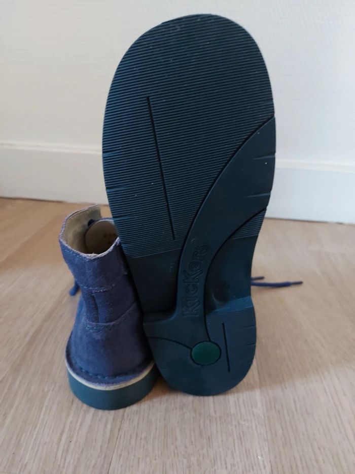 Kickers Bottines Bleu Marines - photo numéro 7