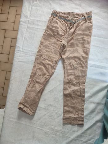 Pantalon lin garçon