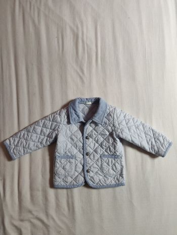 Veste matelassée bleue claire Benetton Baby