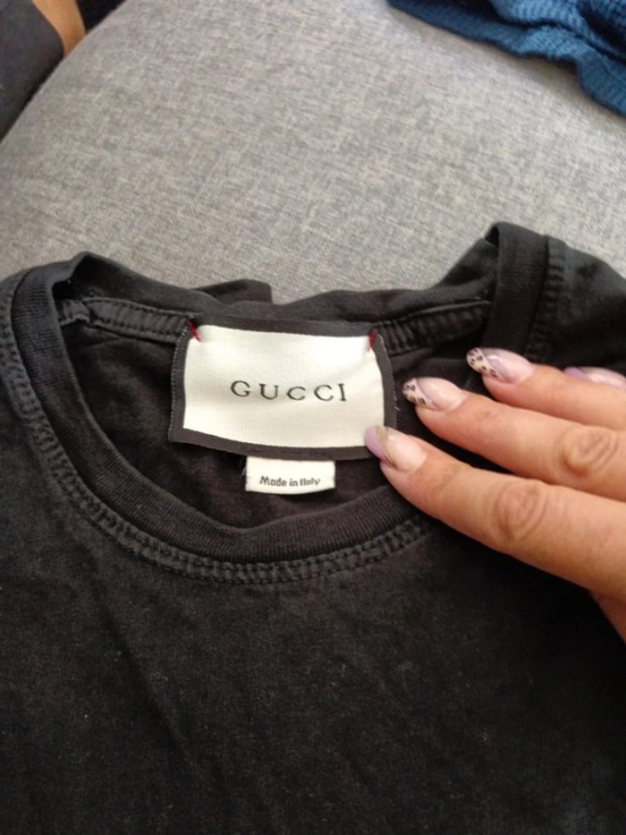 C58 t-shirt noir Gucci S - photo numéro 3