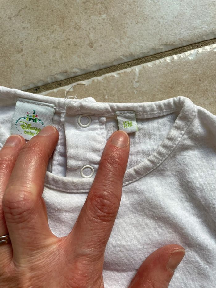 Ensemble t-shirt manches courtes et short 12 mois - photo numéro 4