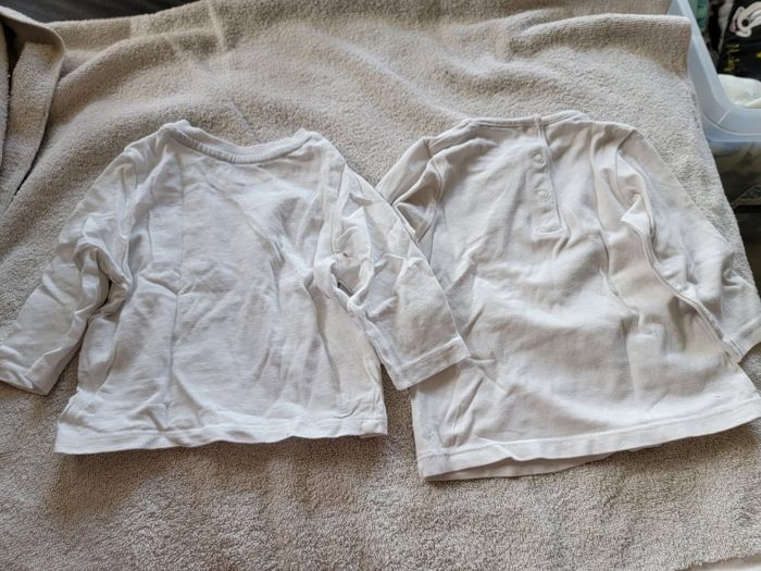 Lot de 4 tee-shirts manches longues 3 mois garçon - photo numéro 4