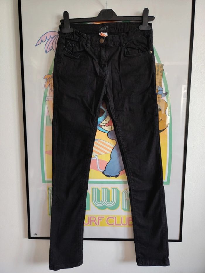 Jean skinny noir Taille 12 ans – Tape à l'œil - photo numéro 2