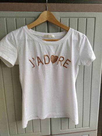 Tee-shirt blanc J'adore