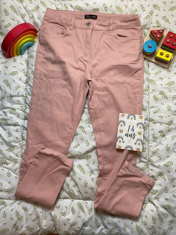 jean rose taille réglable 13/14 ans tex