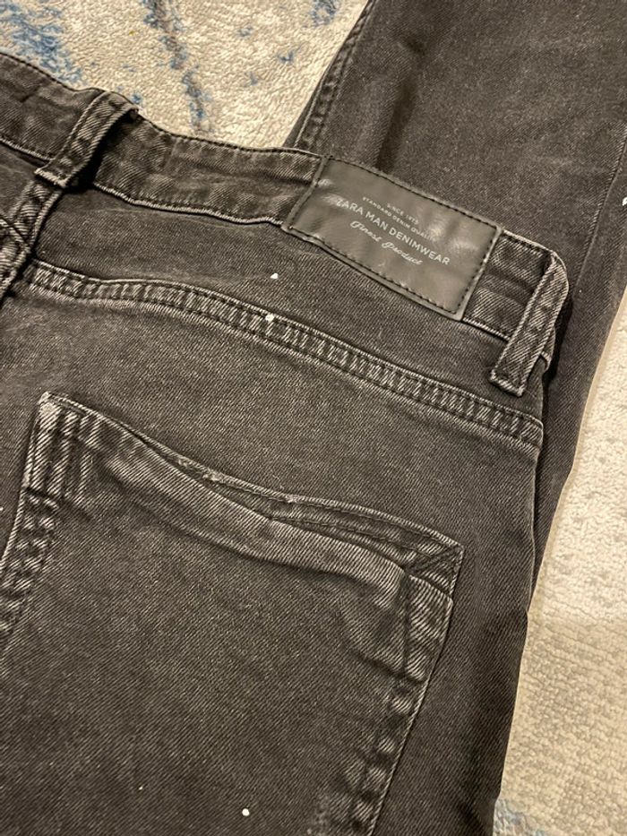 Jeans noir homme Zara - photo numéro 6
