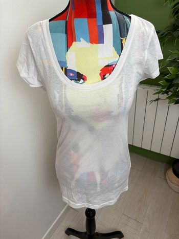 Tee-shirt Atmosphere | Blanc | Taille 34