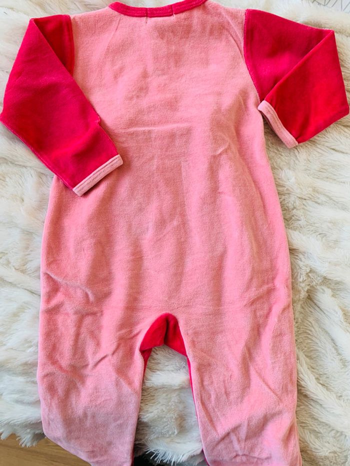 Pyjama velours nounours cœur 18 mois - photo numéro 5