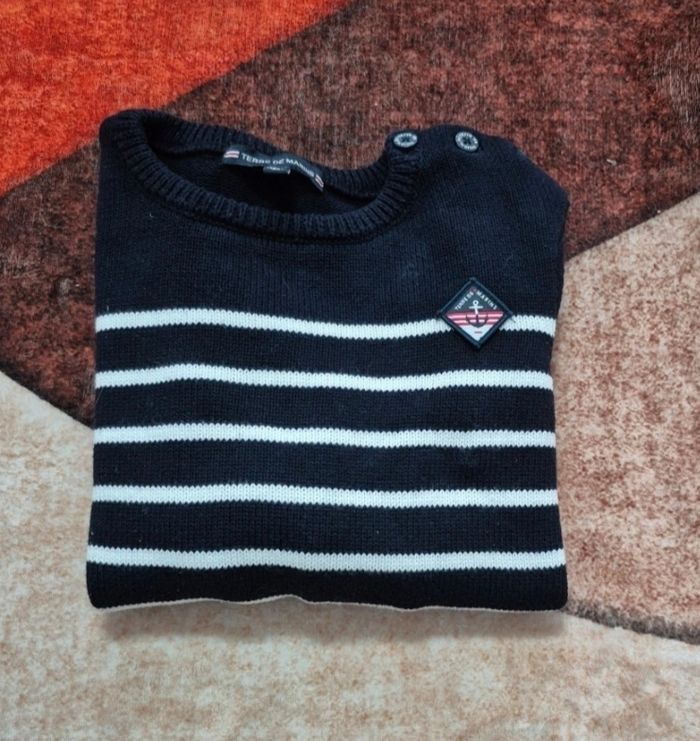 Pull hiver en coton terre de marins - photo numéro 7