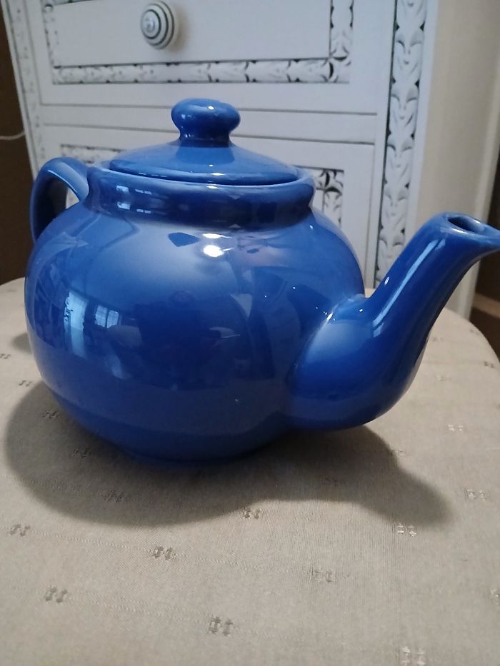 Jolie Théière bleue. - photo numéro 5