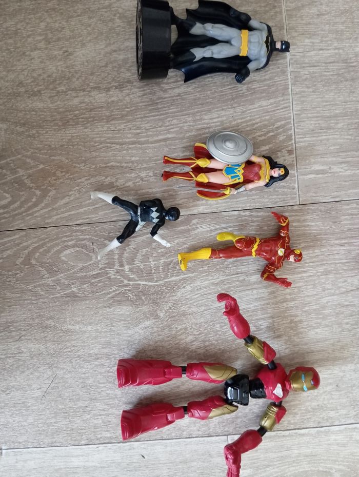 Lot figurines super héros Marvel power rangers - photo numéro 5