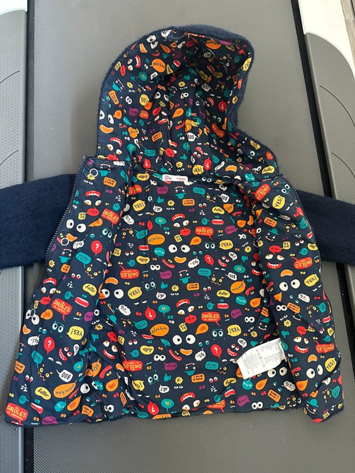 Veste marine en laine bébé garçon 6 mois Dpam - photo numéro 10