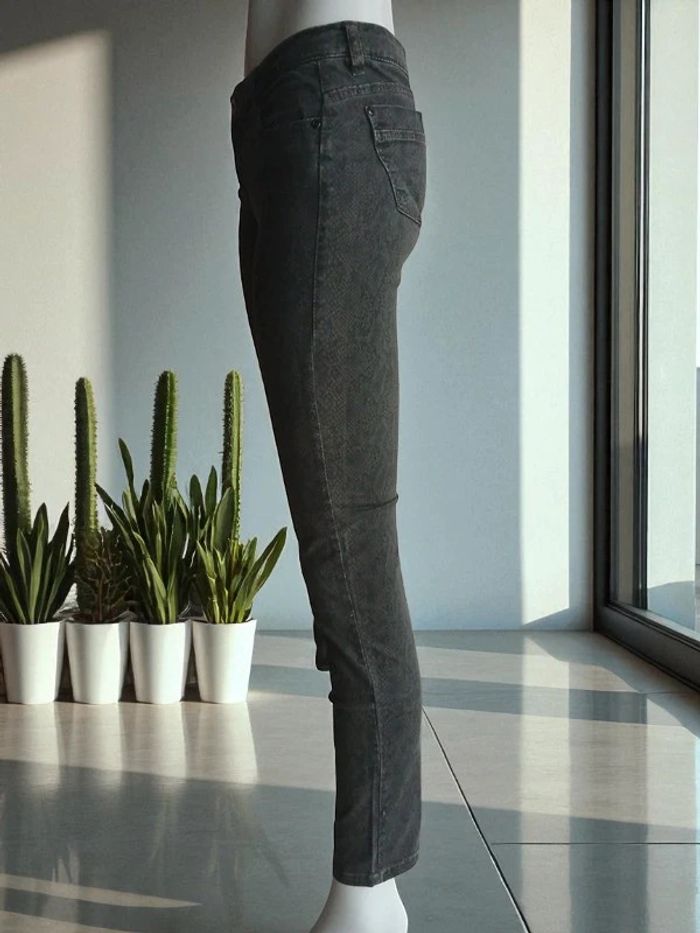 Jean motifs reptile serpent - photo numéro 6